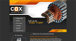 Desktop Screenshot of coxautomotive.co.uk